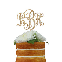 Custom Cake Topper- Three Letter Monogram