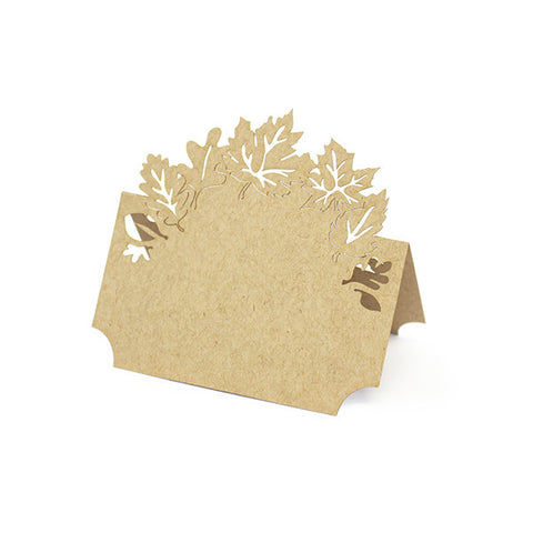 Fall Leaves Laser Cut Place Cards