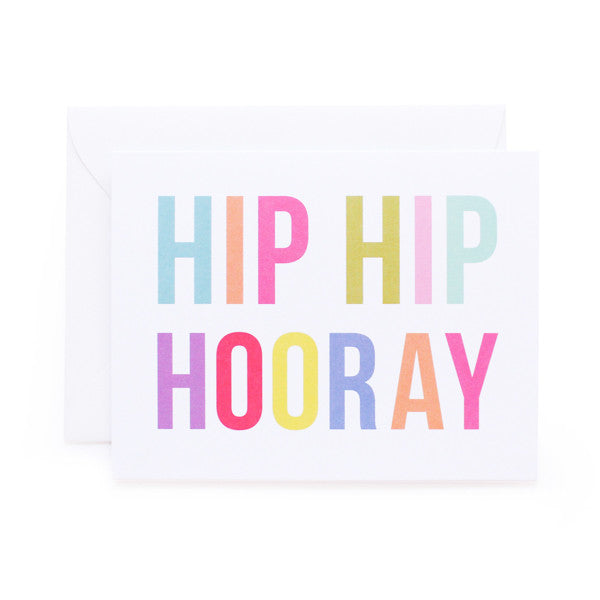 Hip Hip Hooray Card