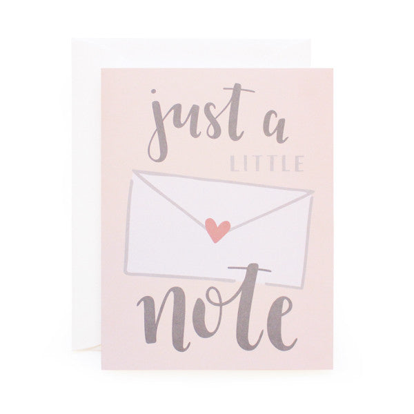 Just A Little Note Card