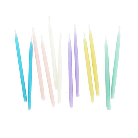 Copy of Hand-dipped Beeswax Birthday Candles - Multicolor Set