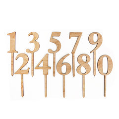 Wood Number Stakes