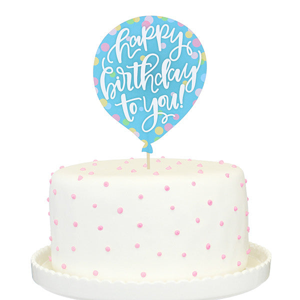 Happy Birthday To You! Printed Cake Topper
