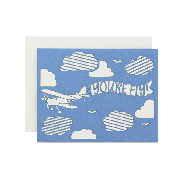 You're Fly Laser Cut Card