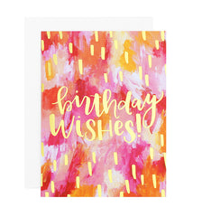 Birthday Wishes Foil Card