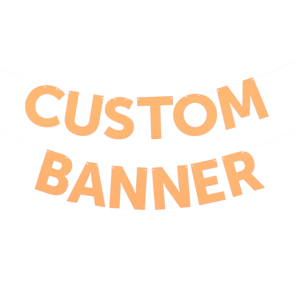 Custom Paper Banner