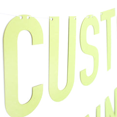 Custom Paper Banner