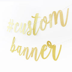#Custom Script Glitter Banner