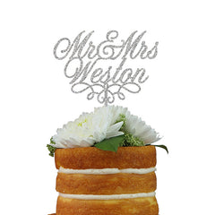 Custom Cake Topper- Mr & Mrs