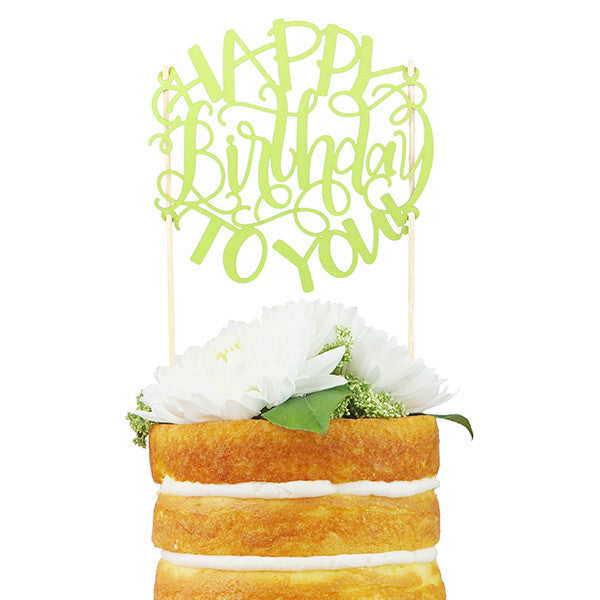 Happy Birthday To You! Paper Cake Topper