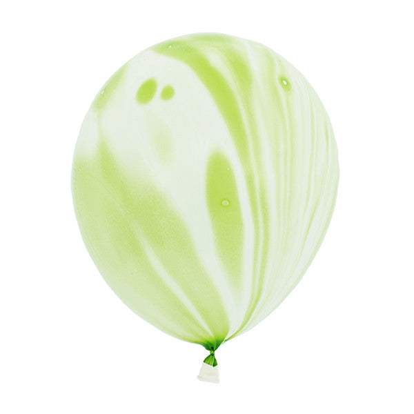 Green Marble Balloons