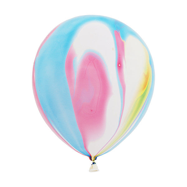 Multicolor Marble Balloons