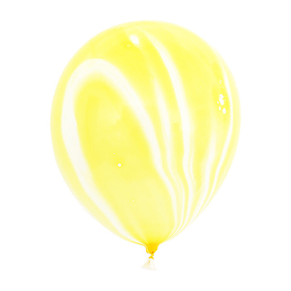Yellow Marble Balloons
