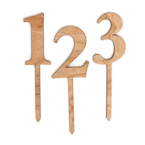 Wood Number Stakes