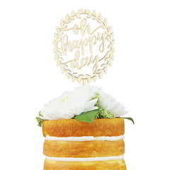 Oh Happy Day Cake Topper