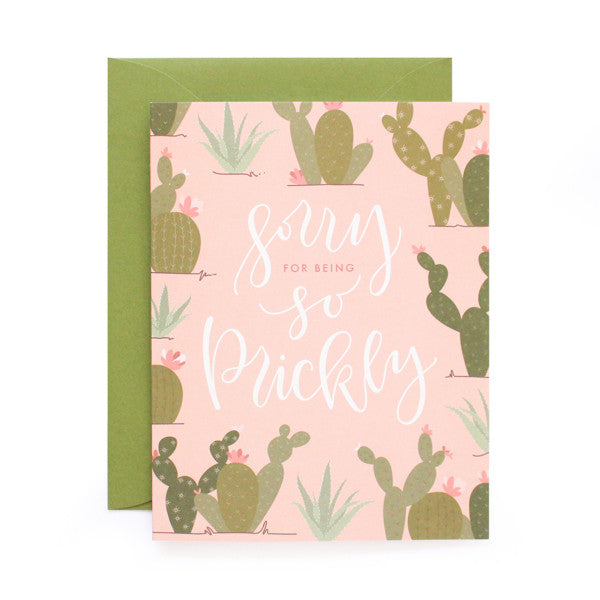 Sorry For Being So Prickly Card