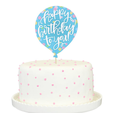 Happy Birthday To You! Printed Cake Topper