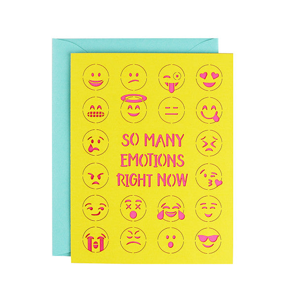 Emoji Laser Cut Card