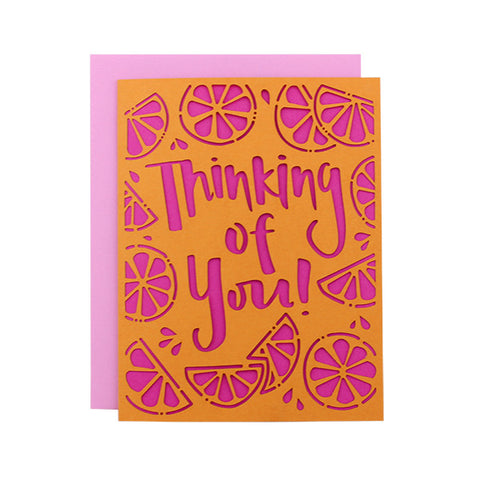 Thinking of You Laser Cut Card