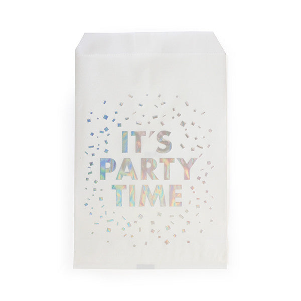 It's Party Time Foil Stamped Treat Bag