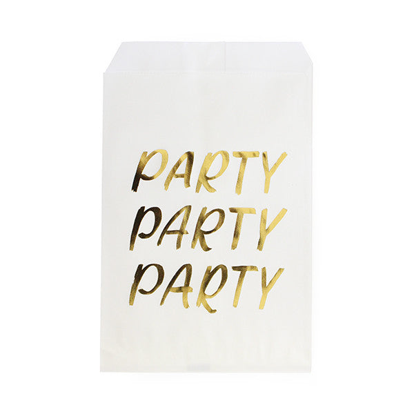 Party Party Party Foil Stamped Treat Bag