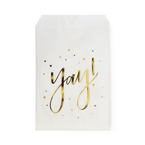 Yay! Foil Stamped Treat Bag