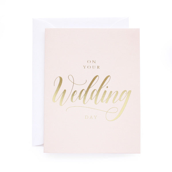 On Your Wedding Day Foil Card