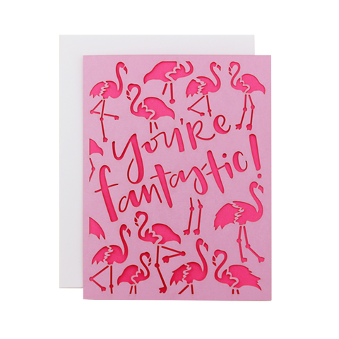 You're Fantastic Laser Cut Card